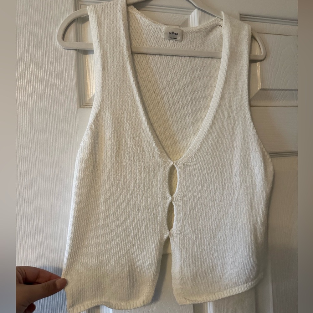 Aritzia Basque Sweater Vest
